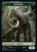 Indice // Jeton Éléphant double face [Jetons Commander Rues de la Nouvelle Capenna]