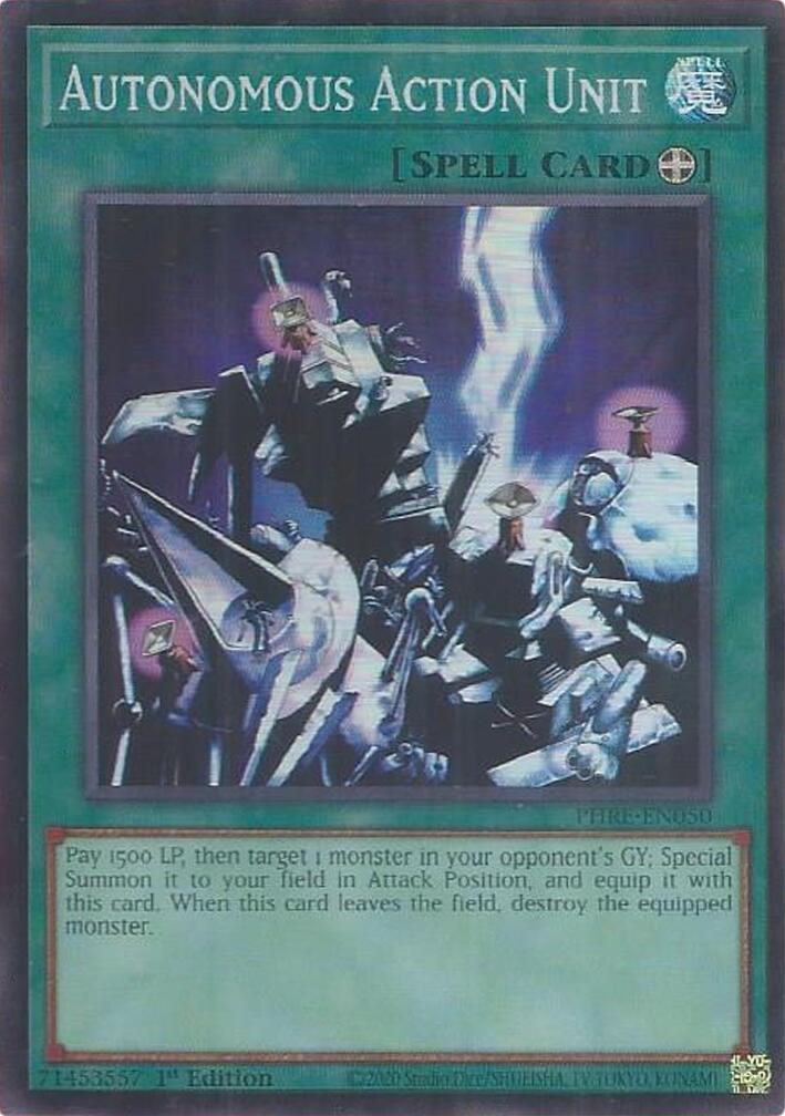 Unité d'Action Autonome (Super Rare) [PHRE-FR050] Super Rare