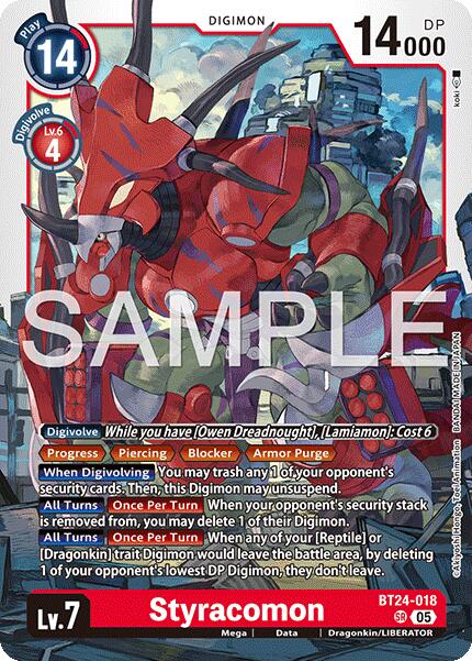 Styracomon [BT24-018] [Étranger Temporel]