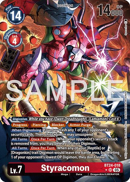 Styracomon [BT24-018] (Art alternatif) [Time Stranger]