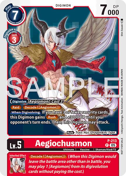 Aegiochusmon [P-213] (Torneo de Tienda Oficial 2026 Vol. 1) [Cartas Promocionales]