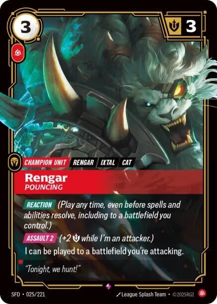 Rengar - Pouncing (025/221) (SPF)