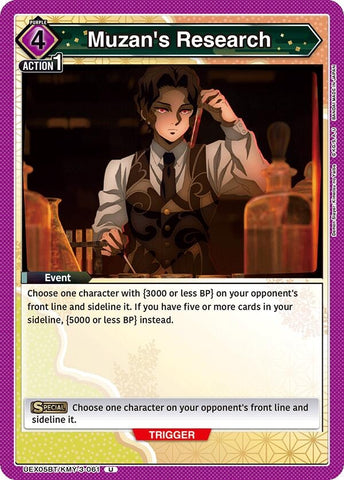 Image for Muzan's Research (UEX05BT/KMY-3-061) (UEX05BT) - Union Arena