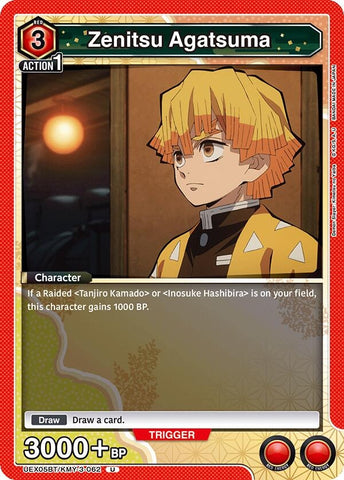Image for Zenitsu Agatsuma (UEX05BT/KMY-3-062) (UEX05BT) - Union Arena