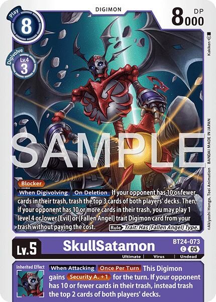 SkullSatamon [BT24-073] [Étranger Temporel]