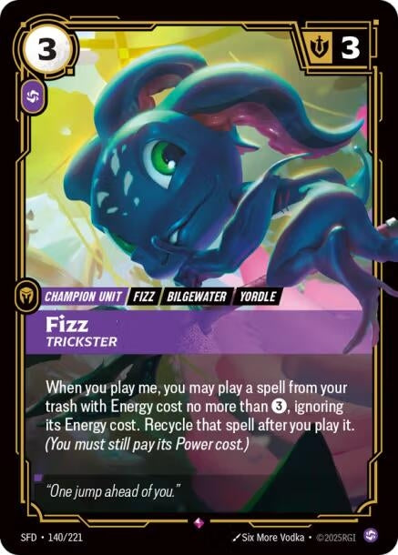 Fizz - Trickster (140/221) (SPF)