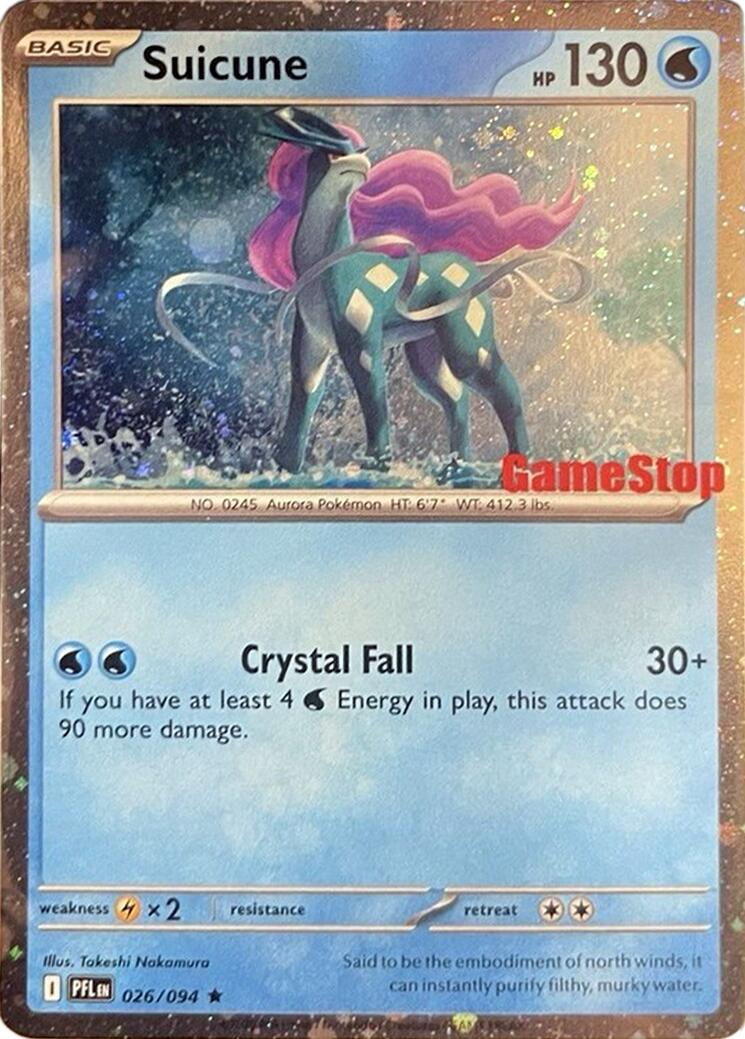Suicune (024/131) (Holo Cosmos) (Exclusivité GameStop) [Cartes diverses]