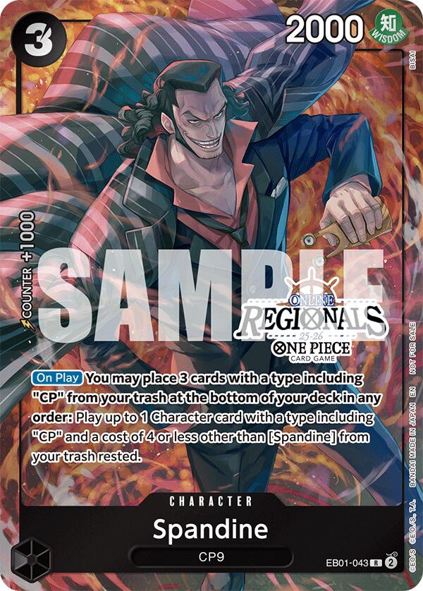 Spandine (Lot de participation régional en ligne 2025 Vol.1) [Cartes promotionnelles One Piece]