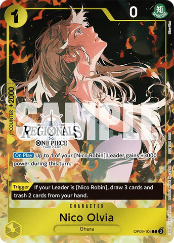 Nico Olvia (Pack de Participation Régionale en Ligne 2025 Vol.1) [Cartes Promotionnelles One Piece]