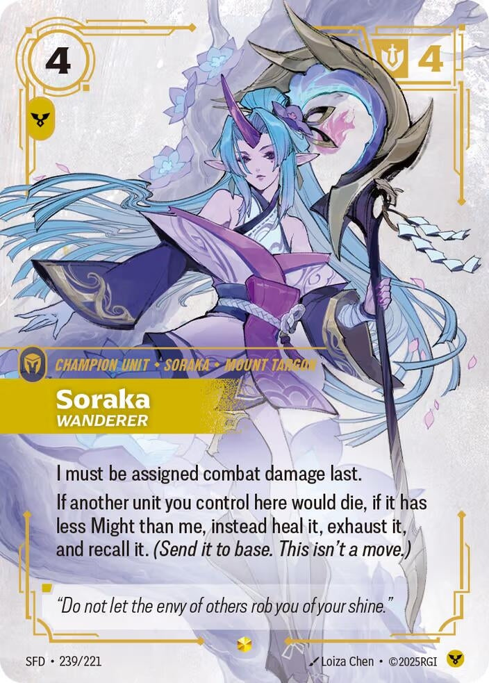 Soraka - Wanderer (Overnumbered) (239/221) (SPF)