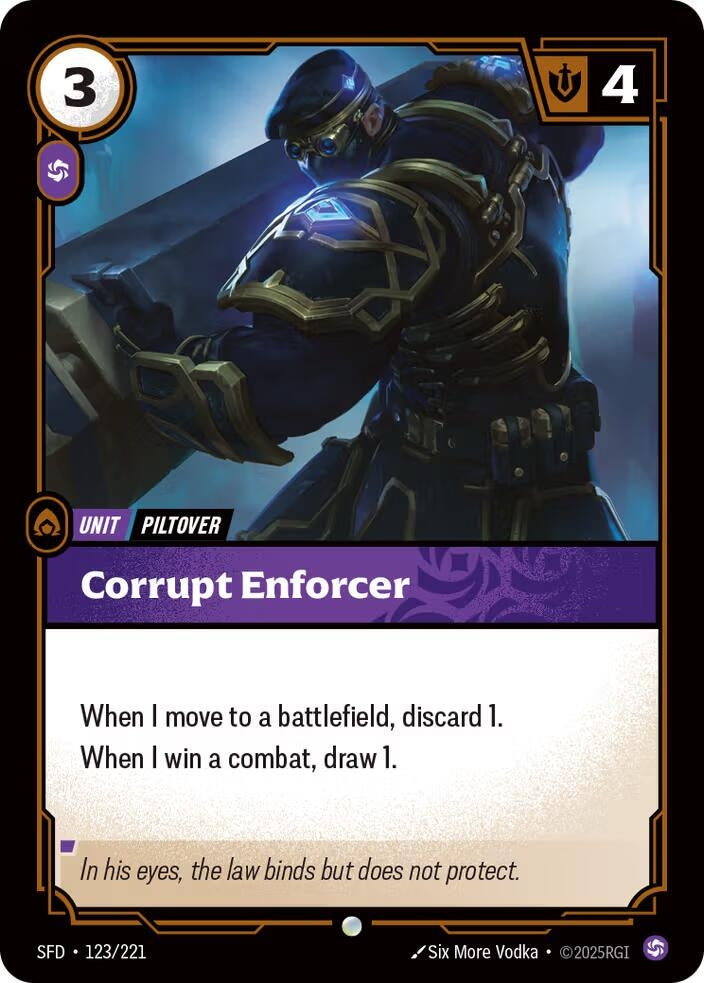 Corrupt Enforcer (123/221) (SPF)