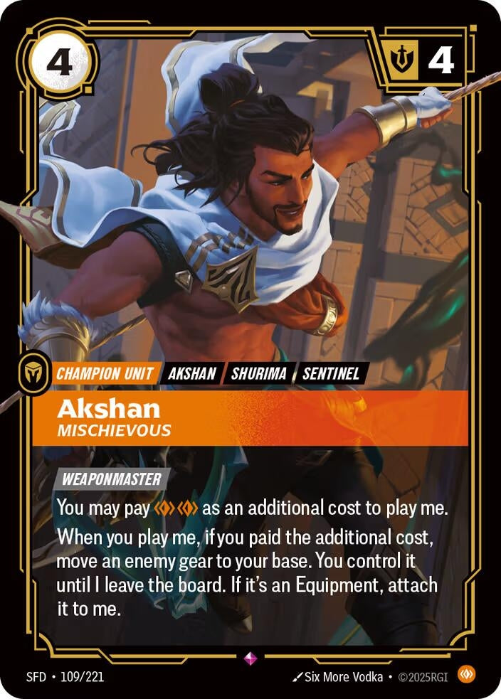 Akshan - Mischievous (109/221) (SPF)