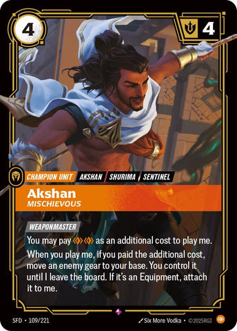 Akshan - Mischievous (109/221) (SPF)