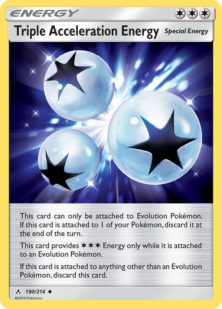 Energía Aceleración Triple (190/214) [Sol y Luna: Lazos Indestructibles]