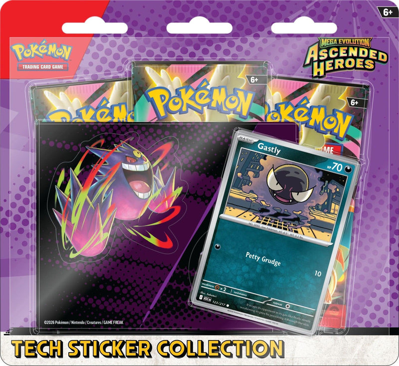 Méga-Évolution : Héros Ascensionnés - Collection de Stickers Tech (Fantominus)