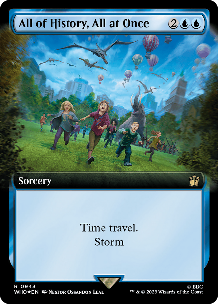 Toute l'histoire, tout d'un coup (Extended Art) (Surge Foil) [Doctor Who]