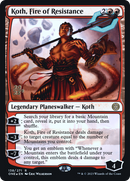 Koth, flamme de la résistance [Phyrexia : Tout sera un — cartes promos d'avant-première]