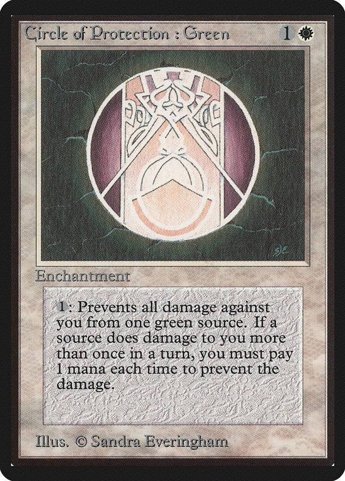 Círculo de protección: Verde [Edición Beta]