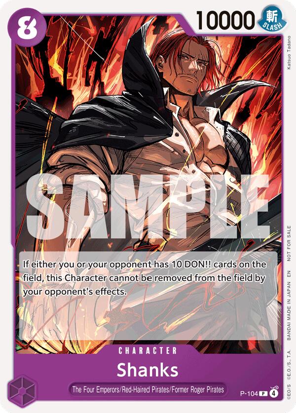 Shanks (Tournoi en magasin 2025 Vol. 4) [Cartes promotionnelles One Piece]