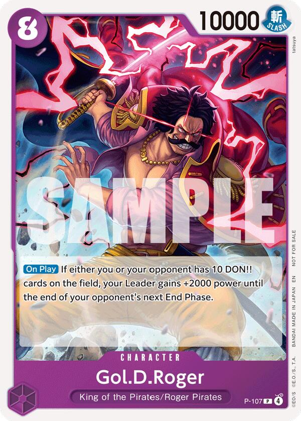 Gol.D.Roger (Tournoi en boutique 2025 Vol. 4) [Cartes promotionnelles One Piece]