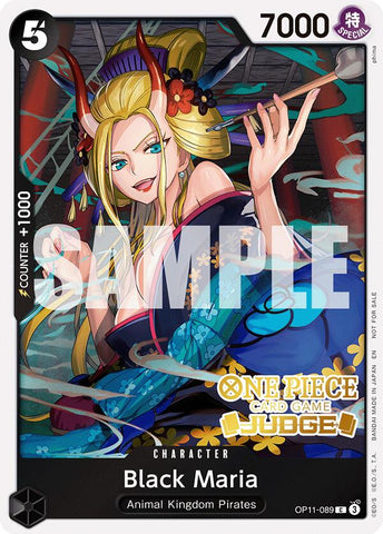 Black Maria (Paquete de Juez Vol. 7) [Cartas promocionales de One Piece]