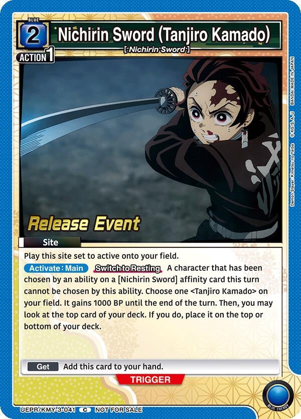 Image for Nichirin Sword (Tanjiro Kamado) (UEPR/KMY-3-041) (UEX05BT_RE) - Union Arena