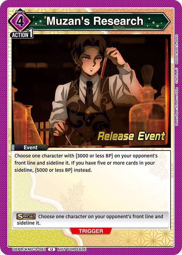 Image for Muzan's Research (UEPR/KMY-3-061) (UEX05BT_RE) - Union Arena
