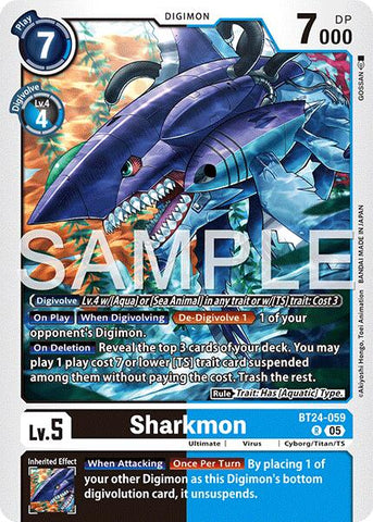 Sharkmon [BT24-059] [Étranger du Temps]