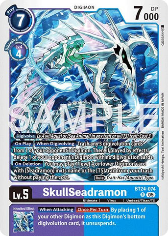 SkullSeadramon [BT24-074] [Viajero del tiempo]