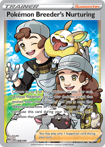 Éleveur Pokémon au grand cœur (188/189) [Épée et Bouclier : Ténèbres Embrasées]