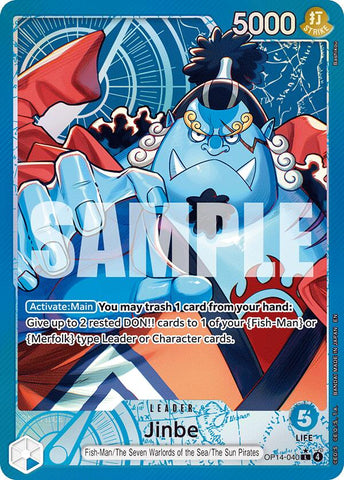 Jinbe (OP14-040) (Arte alternativo) [Los Siete Mares Azules]