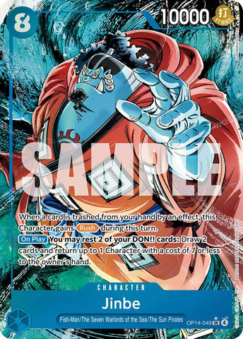 Jinbe (OP14-049) (Arte alternativo) [Los siete del mar azul]
