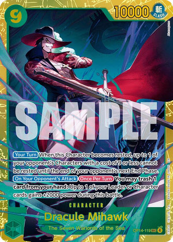 Dracule Mihawk (OP14-119) [Los Siete del Mar Celeste]