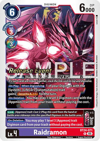 Raidramon [BT24-071] [Voyageur du Temps]