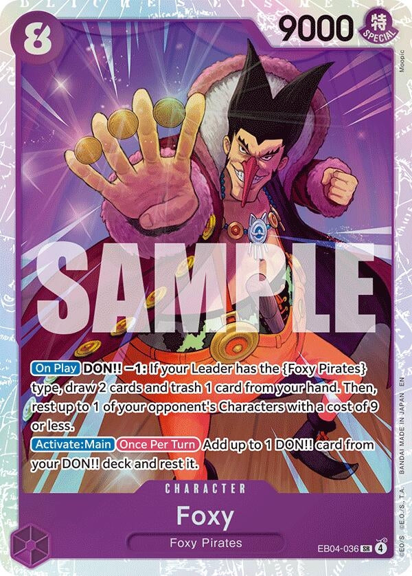 Image for Foxy (EB04-036) (OP14) - One Piece Card Game