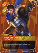 Image for Garen - Might of Demacia (Metal) (023/024) (OPP) - Riftbound: League of Legends Trading Card Game