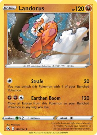 Landorus (148/264) (Cosmos Holo) [Espada y Escudo: Golpe Fusión]