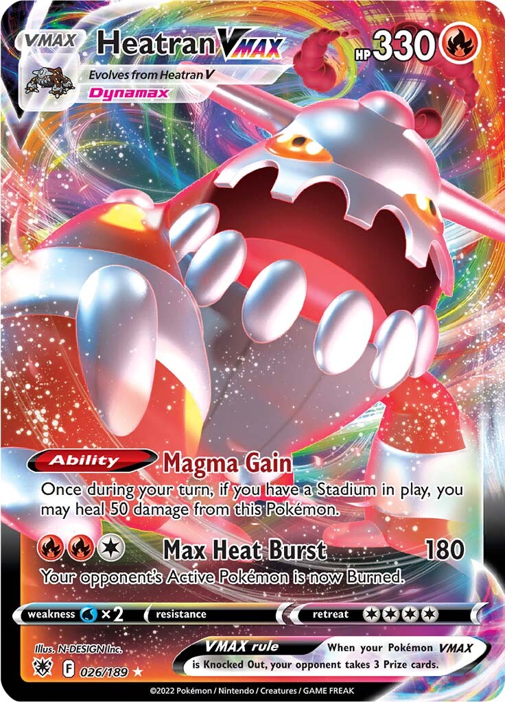 Heatran VMAX (026/189) [Espada y Escudo: Resplandor Astral]