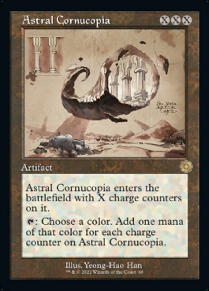 Cornucopia Astral (Esquemático retro) [Artefactos retro de La Guerra de los Hermanos]