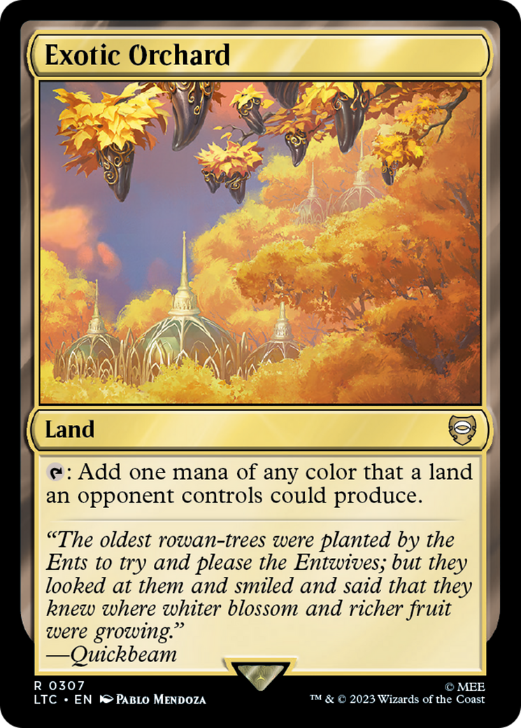 Verger exotique [Le Seigneur des Anneaux : Contes de la Terre du Milieu Commander]
