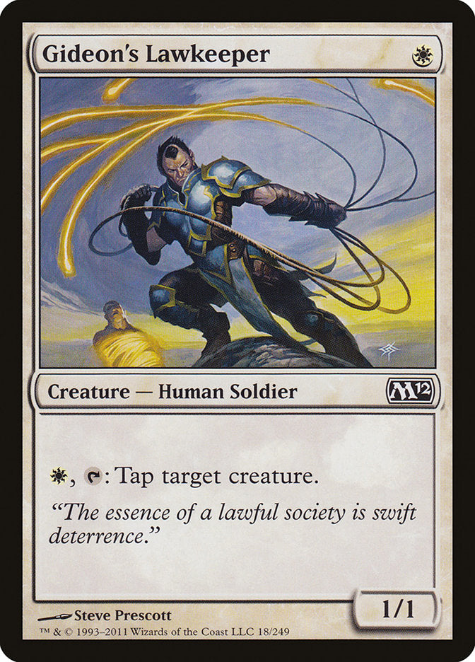 Garde de la loi de Gideon [Magic 2012]