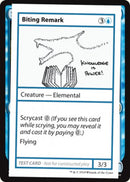 Remarque cinglante (Édition 2021) [Cartes test de booster mystère]