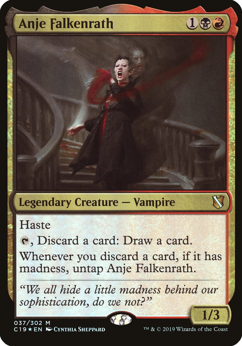 Anje Falkenrath (Surdimensionné) [Commander 2019 Surdimensionné]