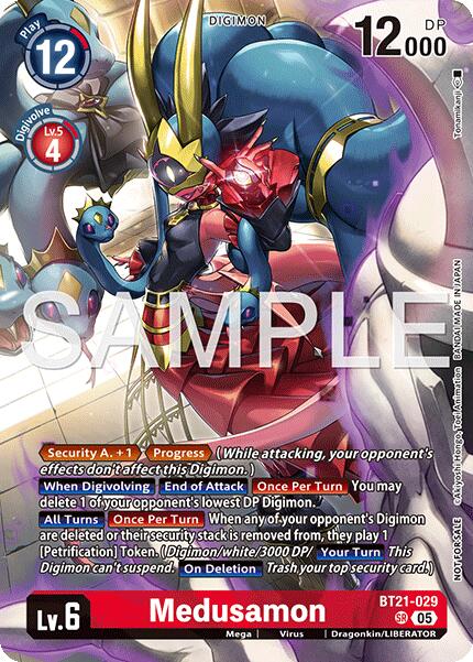 Medusamon [BT21-029] (2026 Dash Pack Campaign) (Alternate Art - Japanese) [World Convergence]