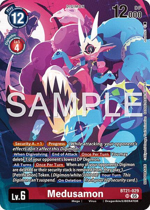 Medusamon (2026 Dash Pack Campaign) (Alternate Art - Chinese) - World Convergence (BT-21)