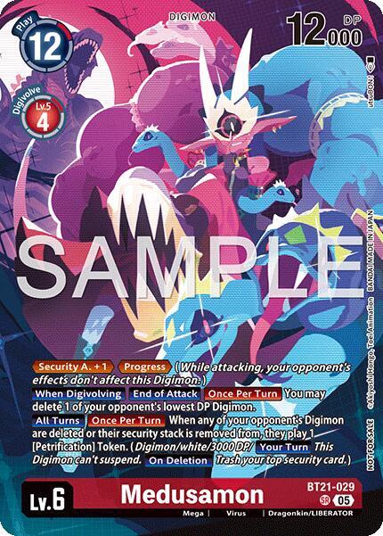 Medusamon [BT21-029] (Digimon Liberator Debuggers Set) [Convergence Mondiale]