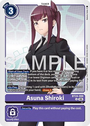 Asuna Shiroki [BT24-088] [Étrangère du Temps]