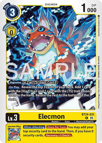 Elecmon [BT24-031] [Voyageur temporel]
