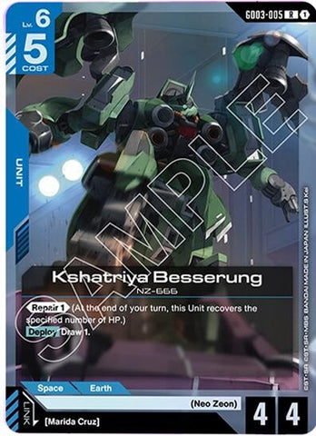 Image for Kshatriya Besserung (GD03-005) (GD03) - Gundam Card Game