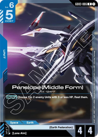 Image for Penelope (Middle Form) (GD03-006) (GD03) - Gundam Card Game